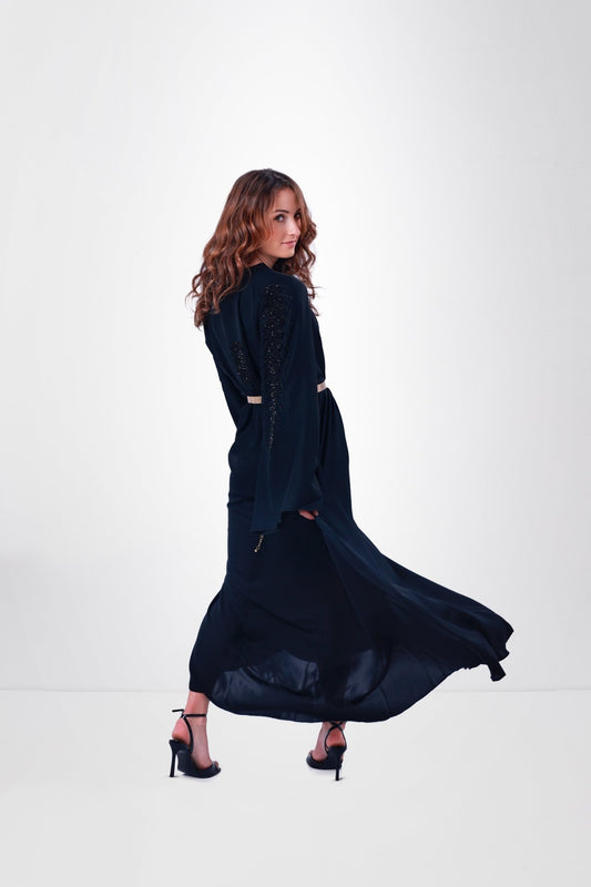 Abaya Black & Pearl - ABAYA PEARL